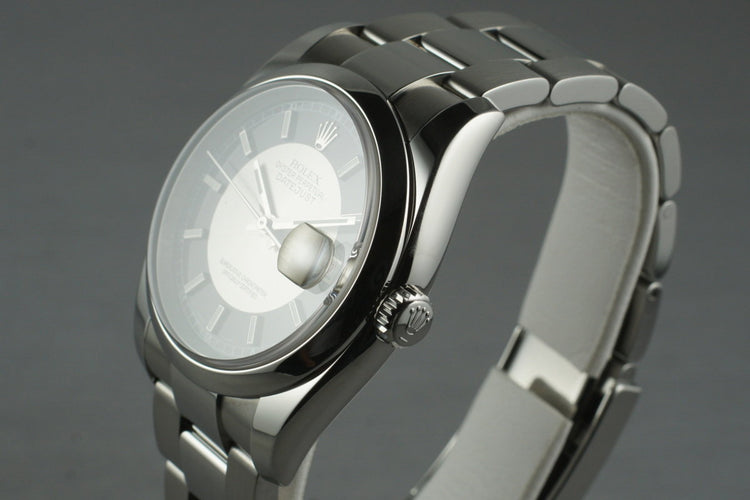 2006 Rolex Datejust 116200 Tuxedo Dial with Box and Papers