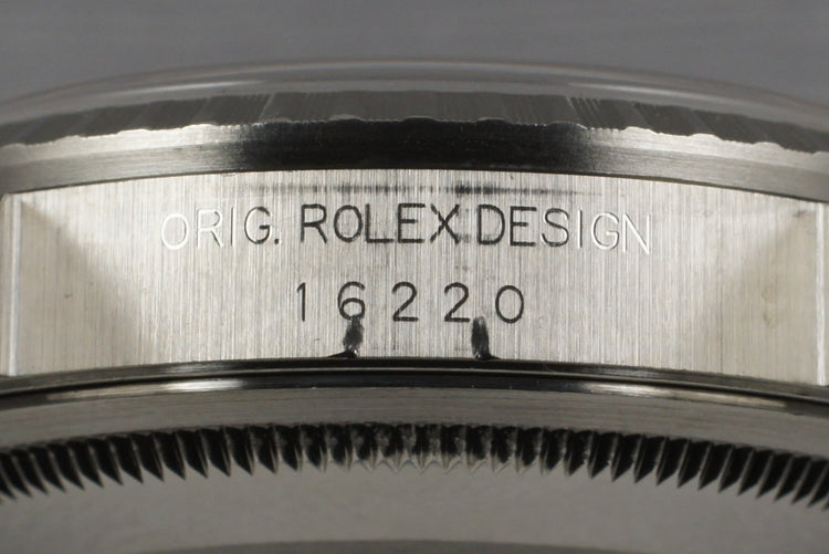 2003 Rolex DateJust 16220 with Box and Papers