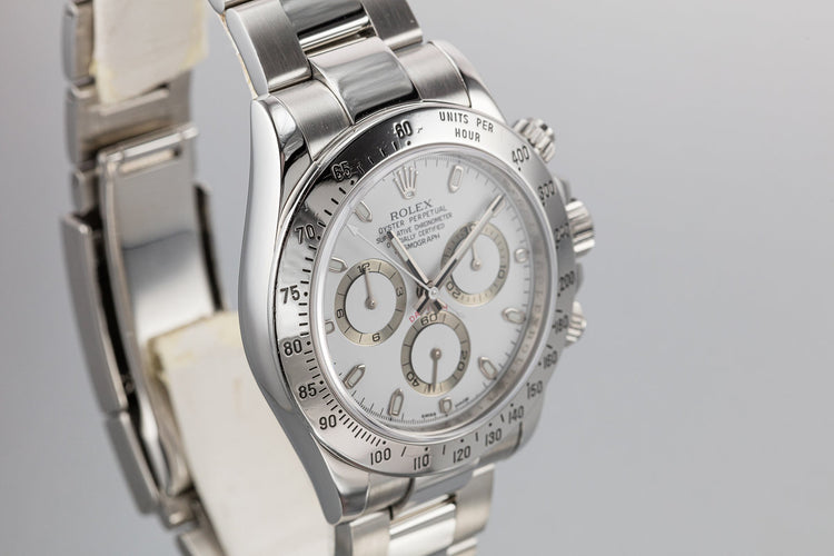 2011 Rolex Daytona 116520 White Dial with Box and Papers