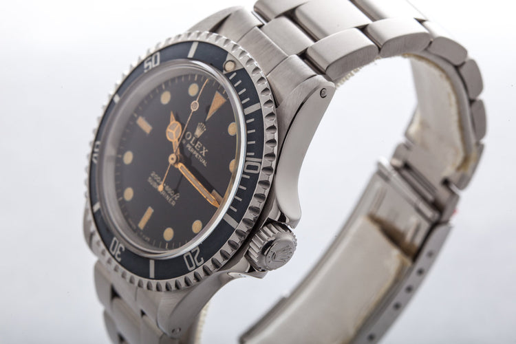 1964 Rolex Submariner 5513 Gilt Dial with Box and Papers