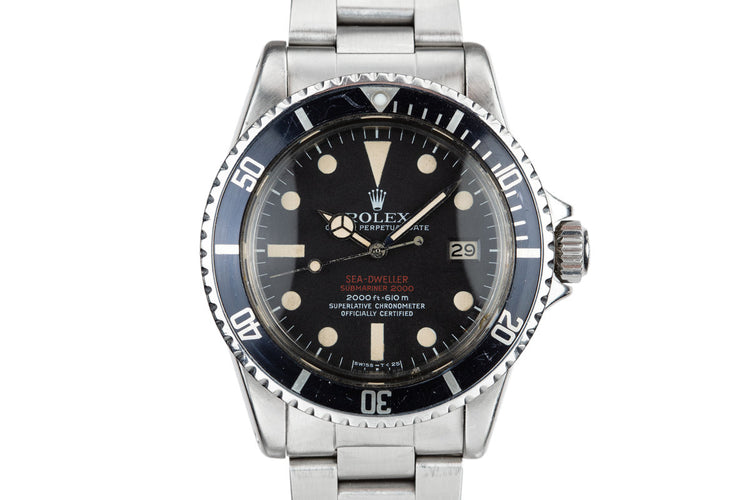 1972 Rolex Double Red Sea-Dweller 1665 with MK III Dial