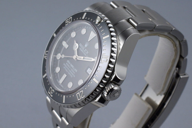 2015 Rolex Ceramic Sea Dweller 116600 with Box and Papers