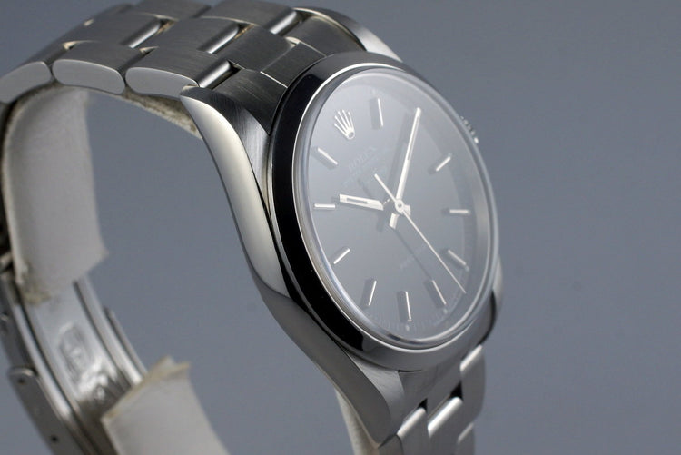 2006 Rolex Air-King 14000M Black Dial