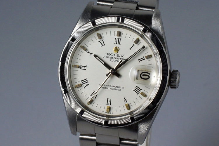 1974 Rolex Date 1501 White Roman Numeral Dial