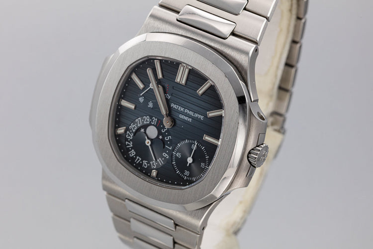 2014 Patek Philippe Nautilus 5712 /1A Blue Dial with Box and Papers
