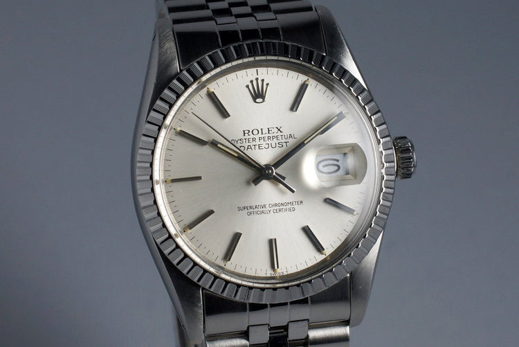 1984 Rolex DateJust 16030 with Silver Dial