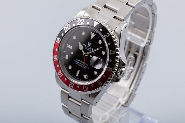 1999 Rolex GMT-Master II 16710 "Coke" Bezel