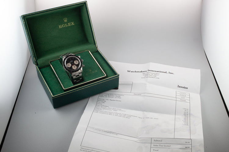 1980 Rolex Daytona 6263 with Box and Service Papers