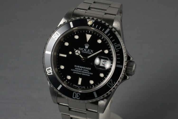 1991 Rolex Submariner 16610