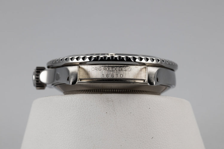 1995 Rolex Submariner 16610 with Luminova Service Dial and Box