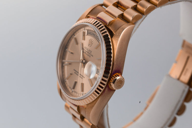 1999 Rolex YG Day-Date 18238 with Rosy Patina