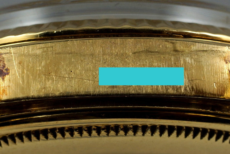 1969 Rolex YG Datejust 1601 with Linen Dial