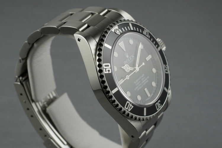 2010 Rolex Submariner 14060M with Box and Papers