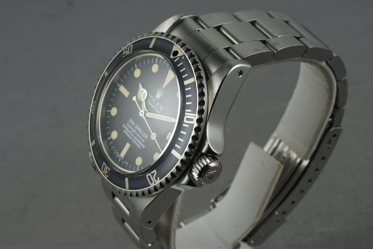 1978 Rolex Sea Dweller 1665 Rail Dial