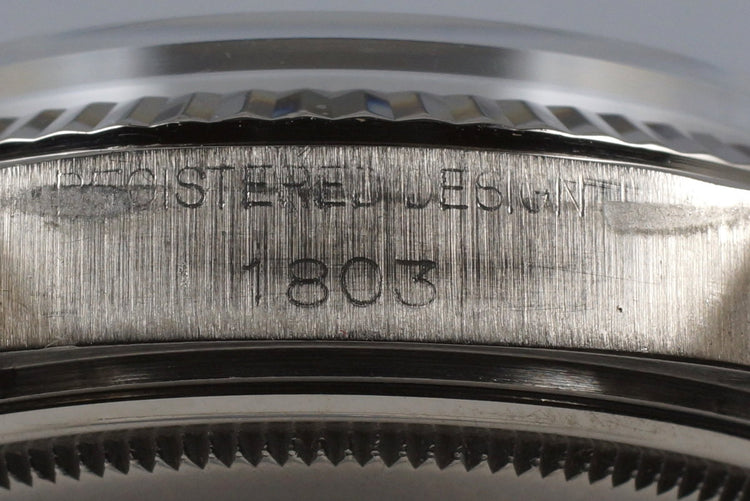 1969 Rolex WG Day-Date 1803 Silver Dial with RSC Papers