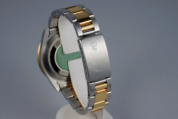 1991 Rolex Two Tone GMT II 16713 Serti Dial