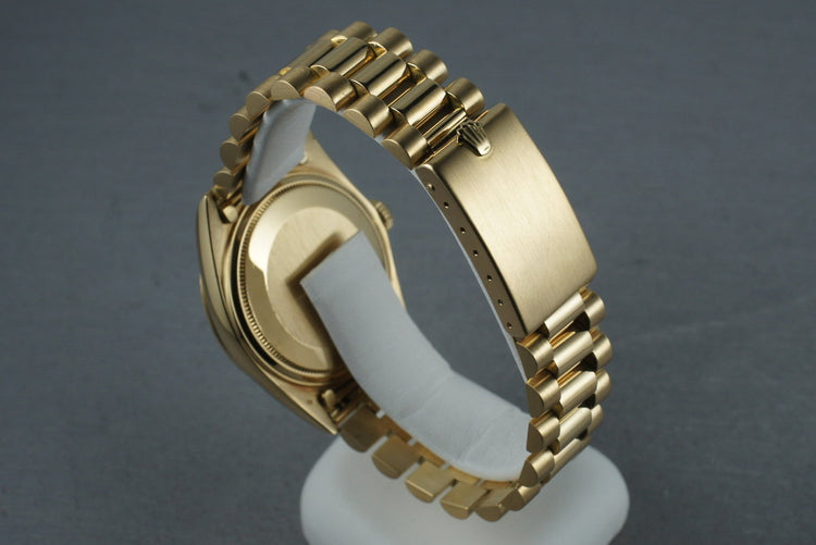 Rolex Vintage 18K YG Day Date 1803 Silver Dial and President Bracelet