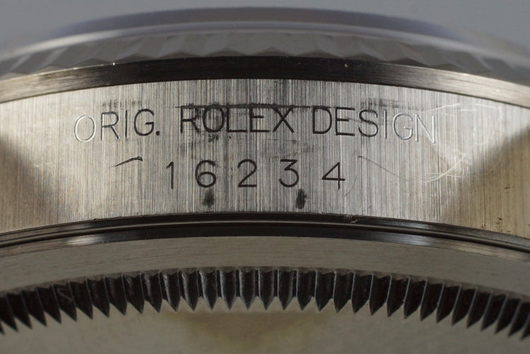 1995 Rolex DateJust 16234 with Cream Arabic Dial