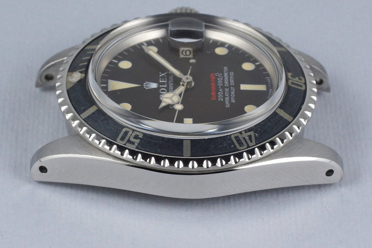 1969 Rolex Red Submariner 1680 BROWN Mark II Dial