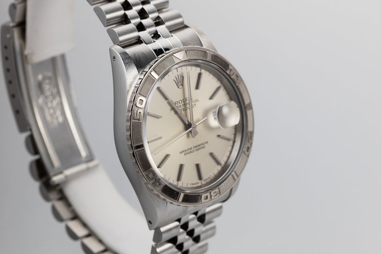 1991 Rolex DateJust "Thunderbird" 16264 Silver Dial