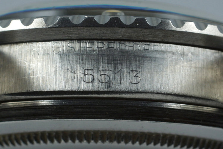 1963 Rolex Submariner 5513 Glossy Gilt UNDERLINE Dial