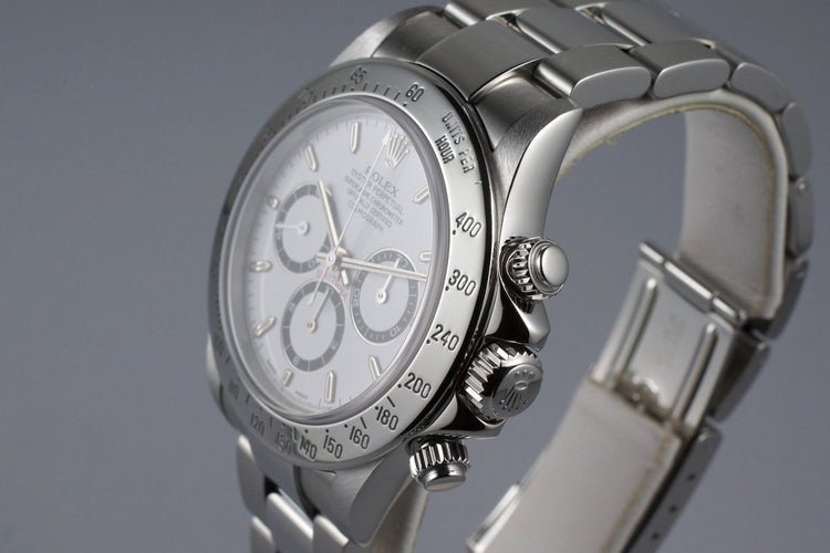 1993 Rolex Zenith Daytona 16520 White Dial