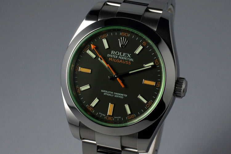 2009 Rolex Milgauss Green 116400V