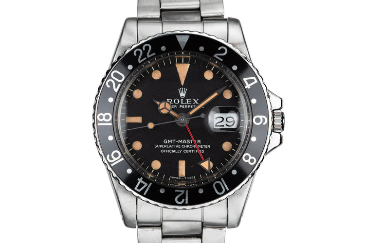 1968 Rolex GMT-Master 1675 Black Bezel