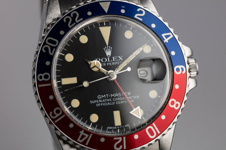 1982 Rolex GMT-Master 16750 "Pepsi" with Box and Papers