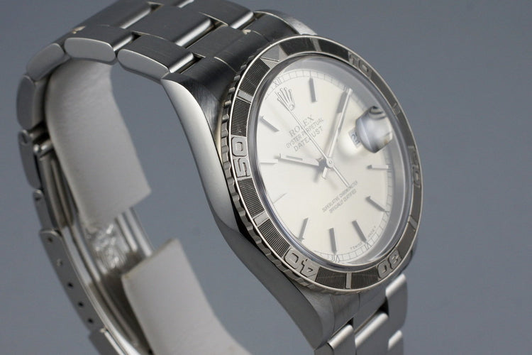 1999 Rolex DateJust 16264 Thunderbird with Box and Papers