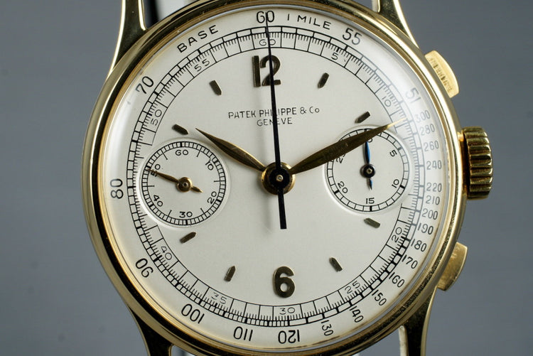 1950’s 18K YG Patek Philippe 130 Chronograph