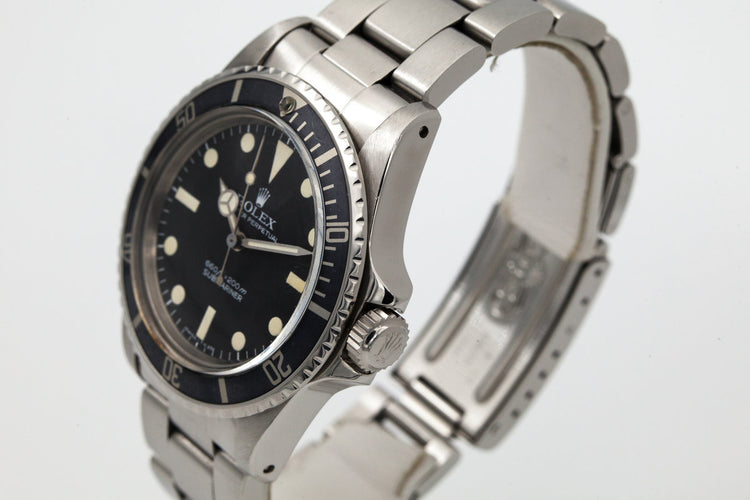 1978 Rolex Submariner 5513 Black Pre Comex Dial