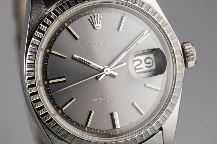 1972 Rolex DateJust 1603 Grey Dial