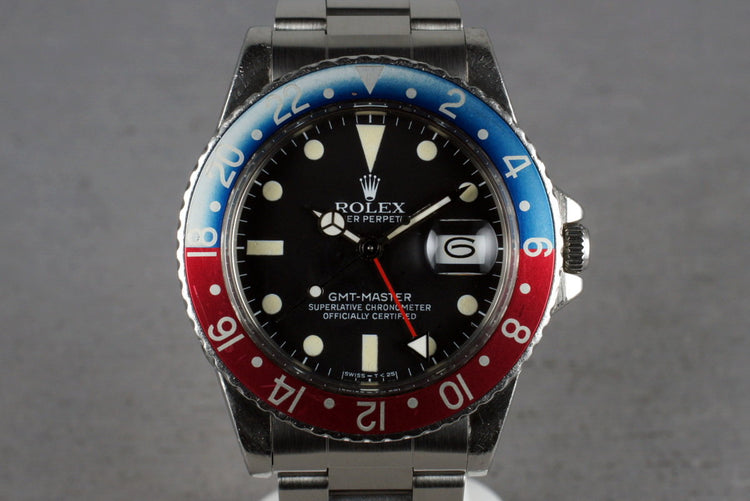 1981 Rolex GMT-Master 16750 with Service Papers