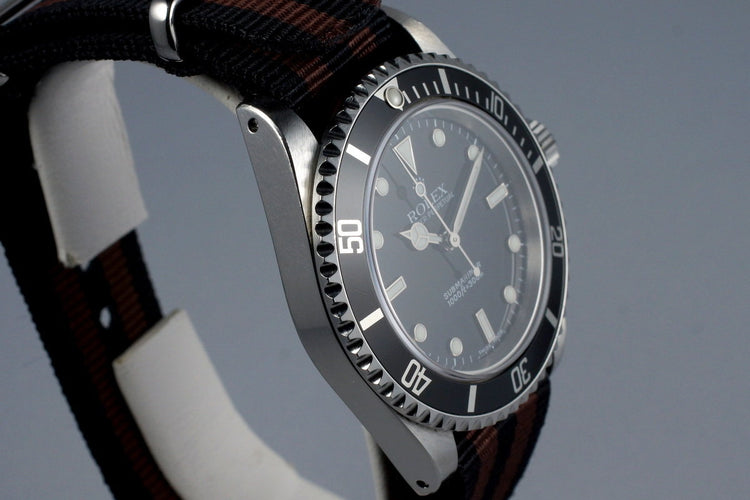 2001 Rolex Submariner 14060M