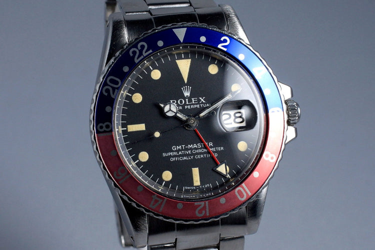 1972 Rolex GMT 1675 Mark I Dial