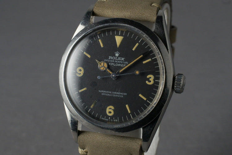 1967 Rolex Explorer 1 1016 with Yellow Lume