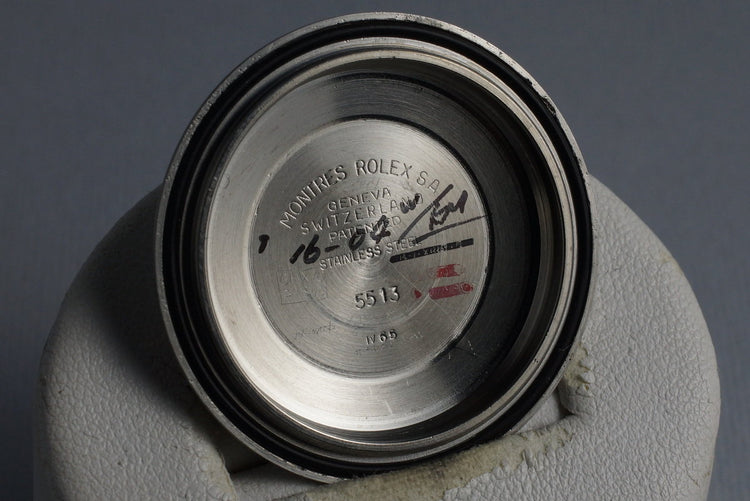 1965 Rolex Submariner 5513 Serif Dial