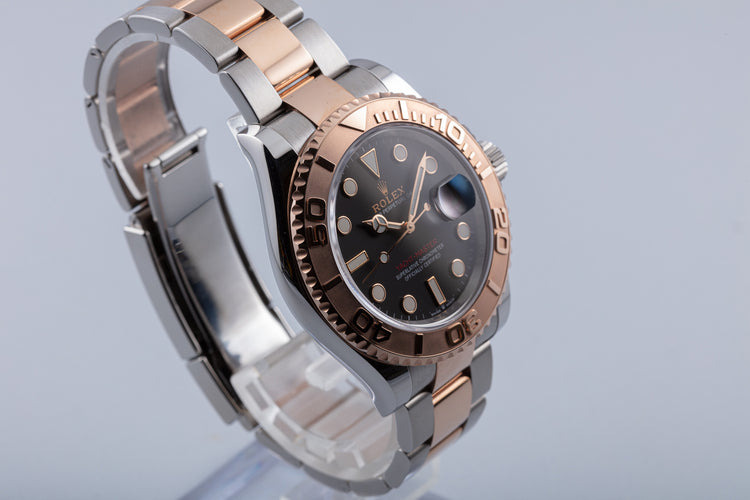 2020 Everose Rolesor Rolex Yacht Master 126621 Box & Card