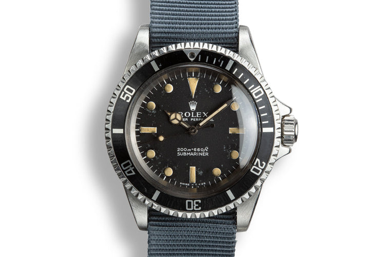 1967 Rolex Submariner 5513 with Meters First Dial