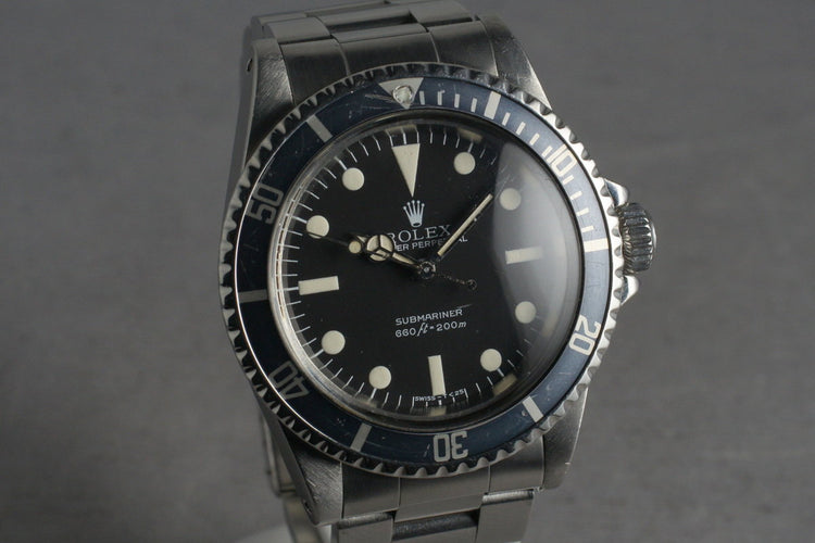 1978 Rolex Mk III Maxi Dial Submariner 5513