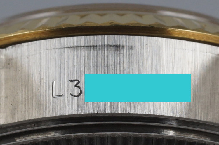 1989 Rolex Ladies Two Tone DateJust 69173 Champagne Dial with Box and Papers