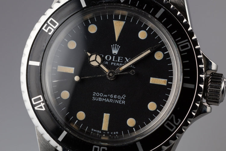 1967 Rolex Submariner 5513 Meters First Dial
