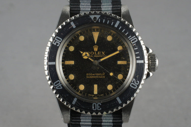 1967 Rolex Submariner 5513 Gilt Meters First Dial