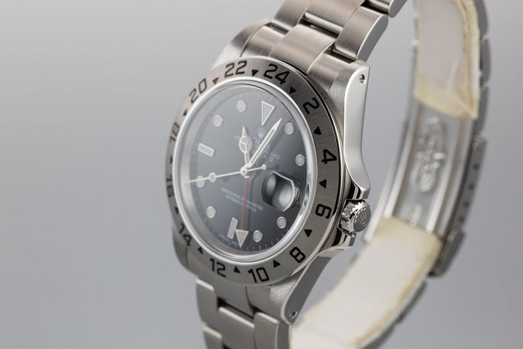 2002 Rolex Explorer II 16570 with Box and Papers