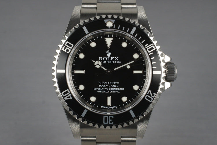 2010 Rolex Submariner 14060 with Box and Papers