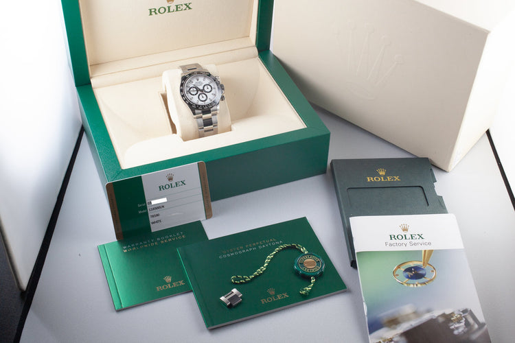 2016 Rolex Ceramic Daytona 116500LN White Dial with Box and Papers