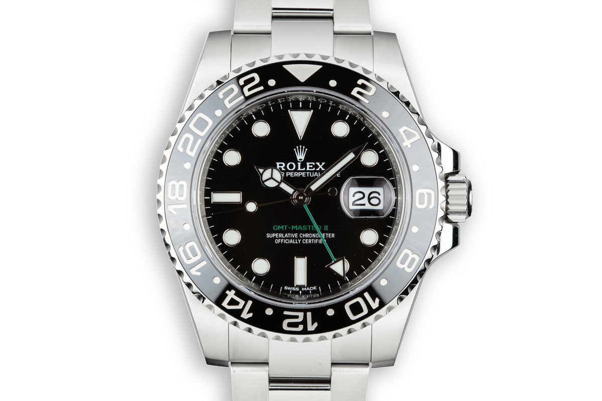 HQ Milton - Rolex II116710LN Black Bezel with and Papers, Inventory For Sale