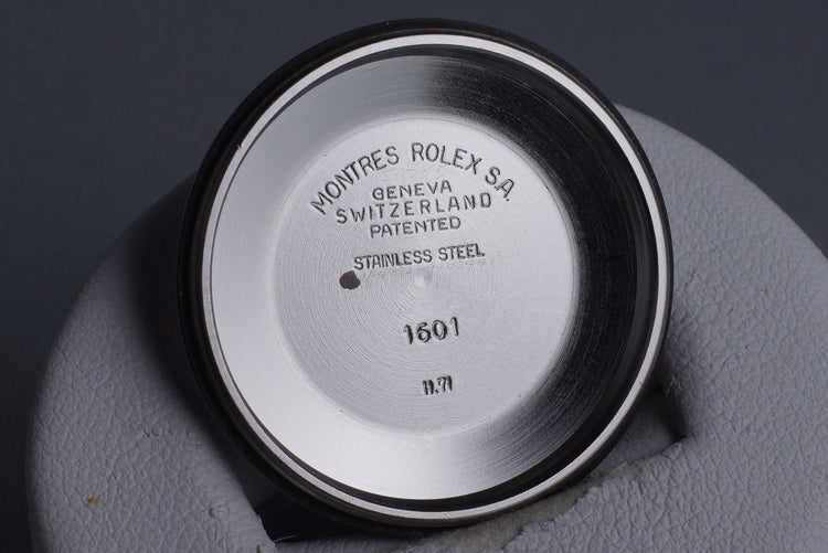 1971 Rolex Two Tone DateJust 1601 with White Roman Dial