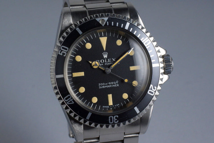 1967 Rolex Submariner 5513 Meters First